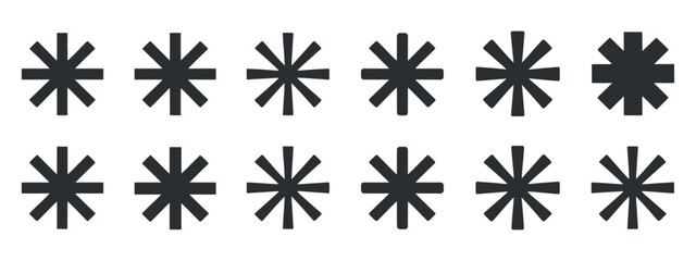 a black and white image displays a repeated pattern of symmetrical star shaped floral or asterisk like designs arranged in rows