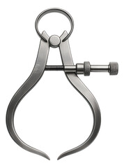 Tensioned spring caliper for accurate measurements in metalworking.