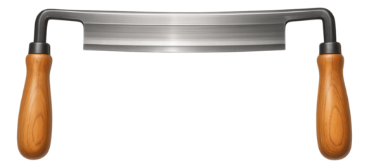 10-inch straight drawknife ideal for bark removal in woodworking projects.