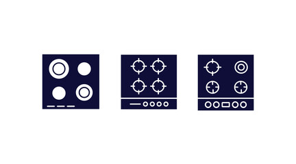 Electric Hob icon from household collection. Simple line Electric Hob icon for templates, web design and infographics,Hob icon, Line vector hob sign, symbol for web and mobile