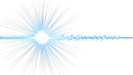 Obraz premium Abstract light beam