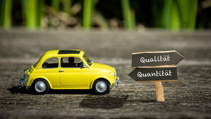 Signposts the direct way to quality versus quantity