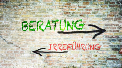 Signposts the direct way to Advice versus Deception