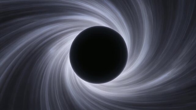Black Hole Vortex Space-Time Distortion Gravity Singularity.