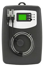 Fototapeta premium Portable digital electronic measuring device with probes isolated on a transparent background