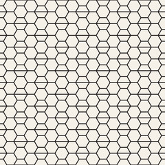 Fototapeta premium Vector seamless geometric pattern. Repeating lattice background. Modern stylish lines texture.