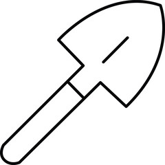 Garden spade illustration Vector