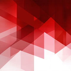 An abstract red geometric backdrop featuring a creative triangle pattern and mosaic polygon shapes in a illustration style for business web banners and origami art decoration templates
