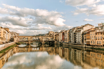 Obraz premium Ponte Vecchio skyline, Florence.