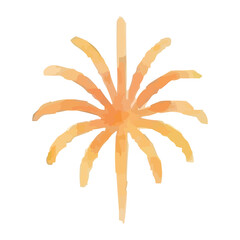 watercolor fireworks
