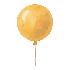 watercolor party balloons