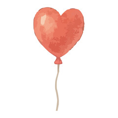 watercolor party balloons