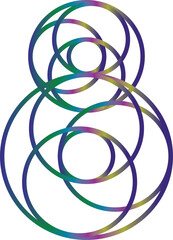 colorful rubber bands