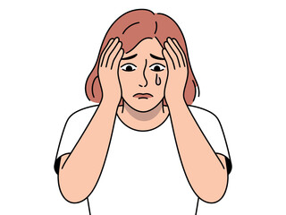 Woman Experiencing Stress and Anxiety