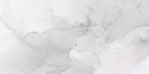 White watercolor background painting with cloudy distressed texture, old grainy distressed watercolor paint stains and blotches, Black and white watercolor texture,