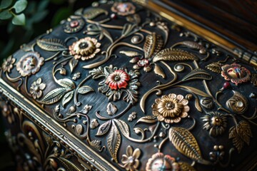 Obraz premium antique jewelry box