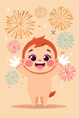 baby vector animation