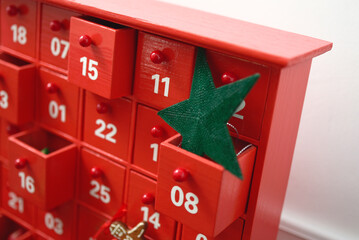 D&eacute;corations de no&euml;l et calendrier de l'avent, casse-noisette