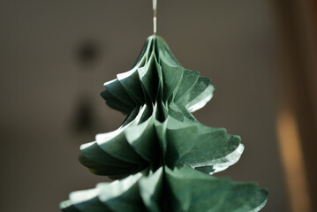 Sapin de no&euml;l en papier