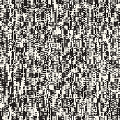 Vector seamless pattern. Repeating geometric elements. Stylish monochrome background design.