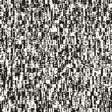 Vector seamless pattern. Repeating geometric elements. Stylish monochrome background design.