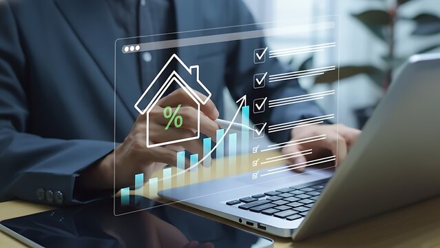 Real estate financial planning and mortgage analysis using digital technology - Powered by Adobe