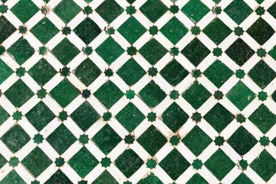 arabic oriental style tile details