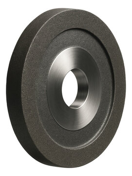 CBN grinding wheel for precision grinding of hard steel materials.