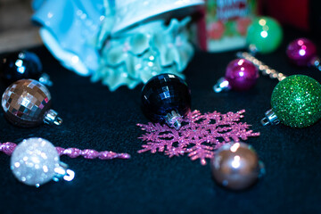 Tree ornaments for Christmas decorations. 