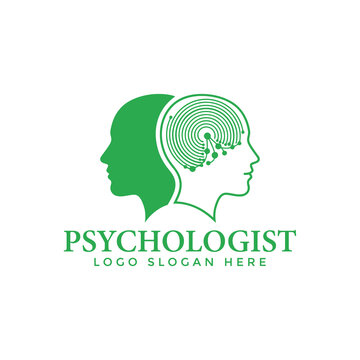 Professional psychologist logo with innovative brain design