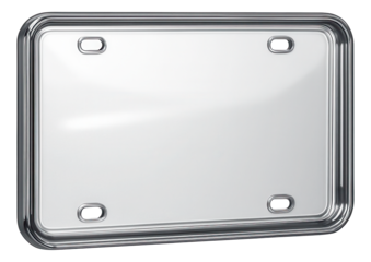 Durable snap-on license plate covers shield against weather damage.