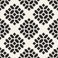 Vector seamless pattern. Modern stylish abstract texture. Repeating geometric tiles from striped elements