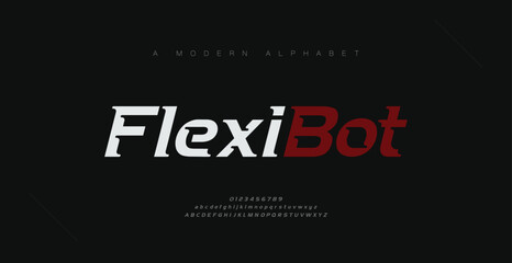 Sport modern italic alphabet fonts and number. Typography, abstract, technology, sport, digital, race, branding creative logo font. vector illustration