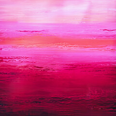 Abstract Red And Pink Wall Art Painting 