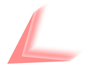 Abstract Red Geometric Corner with Gradient