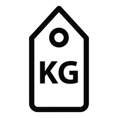 Weight indicator tag