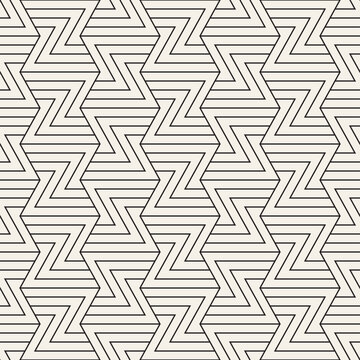 Vector seamless geometric pattern. Repeating lattice background. Modern stylish lines texture.