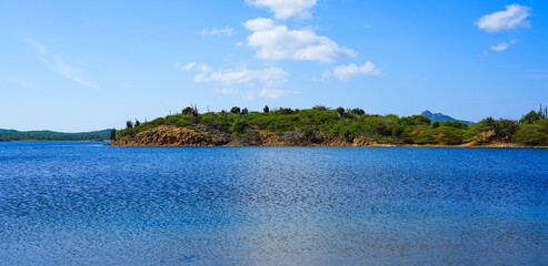Goto Meer Salt Lake in Northern Bonaire in the Dutch Caribbean
