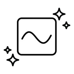 Sparkling sound wave