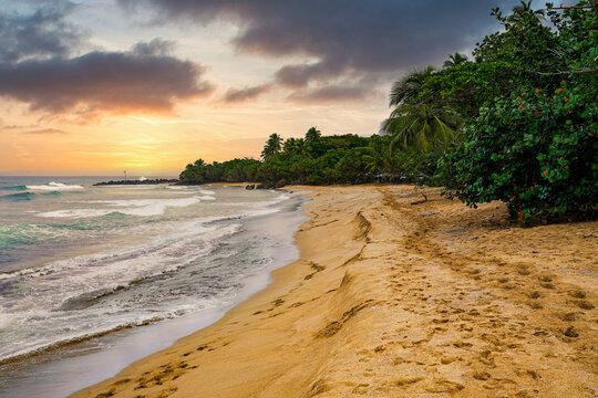 Domes Beach on the west coast of Puerto Rico in the Caribbean Sea