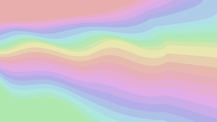 Obraz premium Soft Pastel Wavy Lines: Calming Abstract Design Background for Creative Projects and Web Design