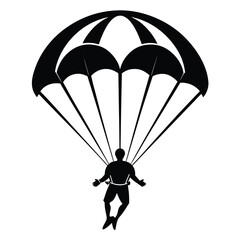 paraglider in the sky