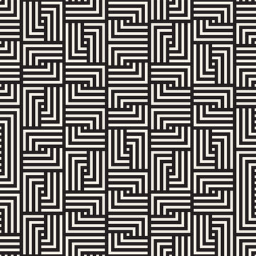 Vector seamless subtle lattice pattern. Modern stylish texture with monochrome trellis. Repeating geometric grid. Simple background.