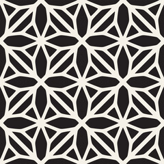 Vector seamless pattern. Modern stylish abstract texture. Repeating geometric tiles from striped elements