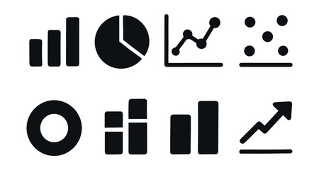 Data Visualization Tools Icon Set