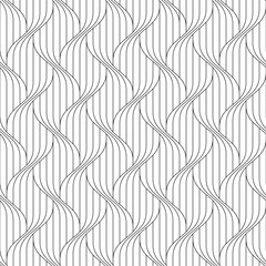 Abstract seamless pattern. Modern geometric background. Fine line grid.