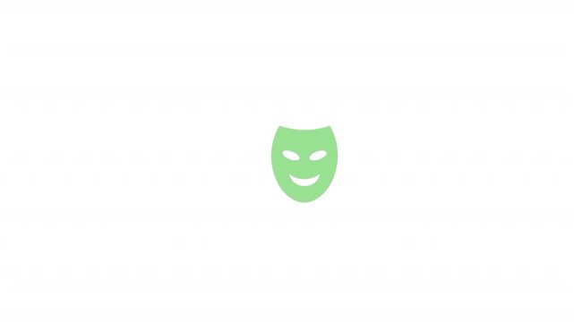 Face mask vector icon
