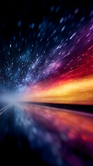 Abstract Space Speed Light Motion Background