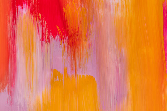 Vibrant abstract acrylic paint background with bold colors