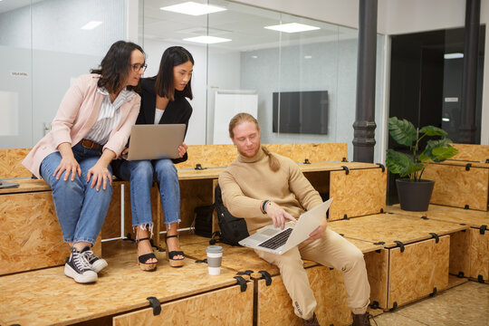 Diverse team engaged in a collaborative meeting